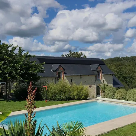 Nid Douillet Avec Piscine Chauffee, Terrasse Et Sentiers De Randonnee - Fr-1-600-235 Casa de Férias Montsûrs